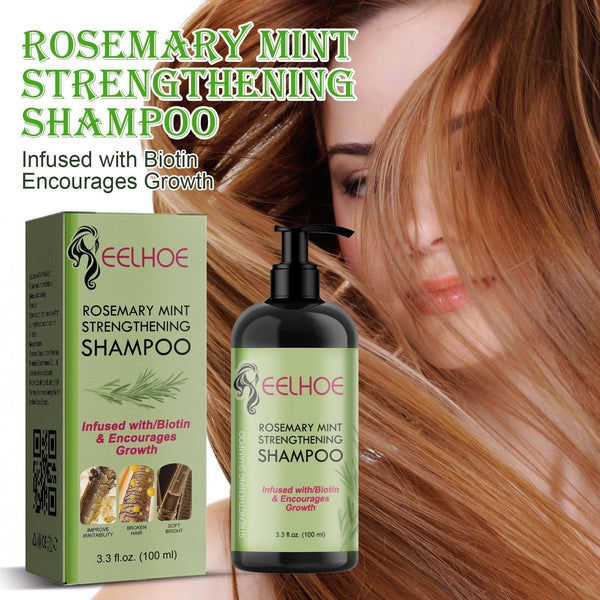 Rosemary Mint Shampoo Moisturizing Supple Hair Repair Dry Frizz Refreshing Shampoo Hair Care - SHOPPING YARD