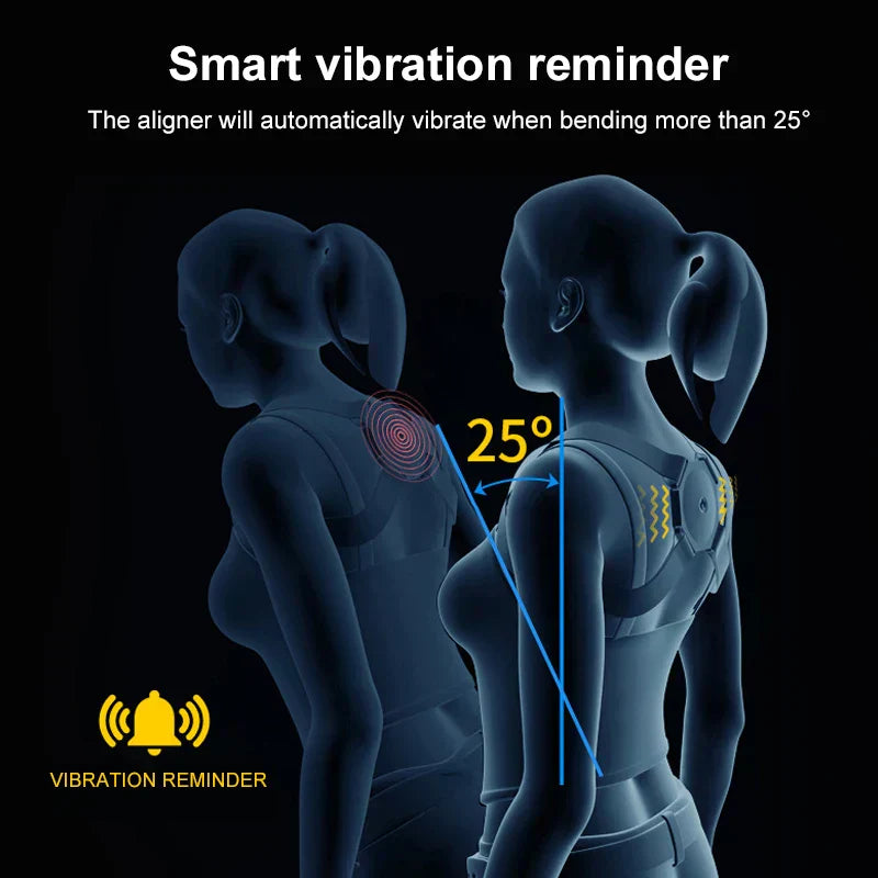 Smart Back Posture Correction Device Adjustable Back Smart Shoulder Support Belt Training Belt Spine Correction Back - SHOPPING YARD