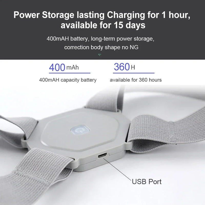 Smart Back Posture Correction Device Adjustable Back Smart Shoulder Support Belt Training Belt Spine Correction Back - SHOPPING YARD